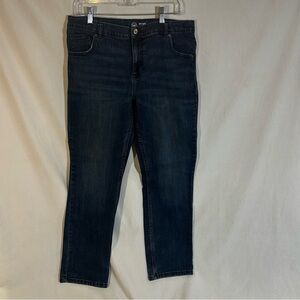 Wonder Nation Straight Jeans Boys 16 Husky Dark Wash